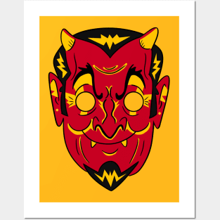 Devil Mask Posters and Art